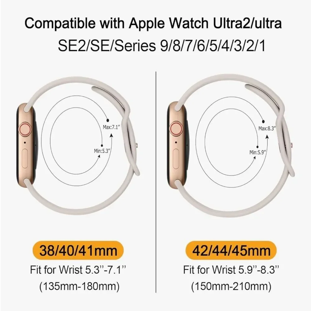Blue Apple Watch Silicone Sport Band